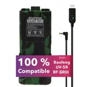 Baofeng Battery BL-5L 3800 mAh with Charger USB Cable for Baofeng: UV-5R models