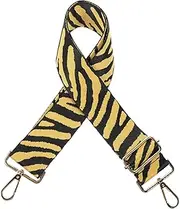 [jojofuny] Zebra Print Wide Shoulder Bag Strap Replacement for Purses and Tote Bags Stylish Accessory for Women and Men Durable and Versatile Bag Belt