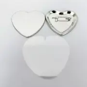 Heart Shape Pin Back Button Parts Badge Maker Craft Tool