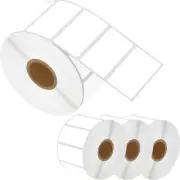 4 Rolls 1300/R 2x1 Barcode Thermal Labels 2"X1" for Zebra LP 2844 Eltron Rollo