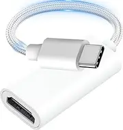 USB C to HDMI Adapter, USB Type C to HDMI Adapter (Thunderbolt 3/4 Compatible) Suitable for iPhone 15, MacBook Pro, Air, iPad Pro, Pixelbook, Dell XPS, Microsoft, Samsung Galaxy, Surface Book