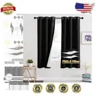 Stylish 42x63 Inch Blackout Curtains with PM2.5 Filter for Home Comfort, 2 Pcs