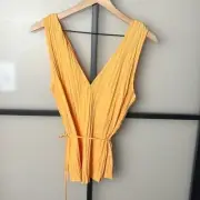 NWT Vince Pleated Top Size Large