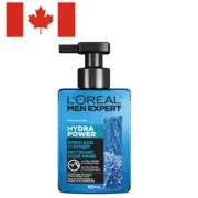 L'Oreal Men Expert Hydra Power Face Cleanser, 180mL - Amino & Hyaluronic Acid, F