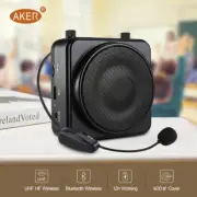AKER MR2500W 22W Bluetooth Voice Booster Amplifier Speaker W/ UHF Mireless Mic