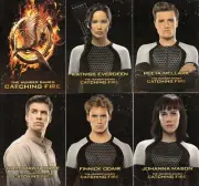 THE HUNGER GAMES: CATCHING FIRE MOVIE 2013 NECA COMPLETE BASE CARD SET 40