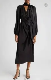 BNWT Zimmermann Silk Billow Midi Dress Size 2