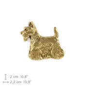 Scottish Terrier (body), gold covered pin, high qauality Art Dog AU