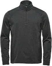 [Stormtech] Mens Treeline Quarter Zip Fleece Top (UK Size: XXL) (Black Heather)