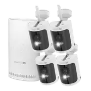 AllSecure4K Wireless Security Kit with 4 x Wire-Free Cameras & NVR Tower | SWNVK-AS4K800SD4