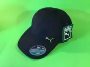 PUMA OSFA Adult Snapback Hat Adjustable ONE SIZE Black w/Gold Puma