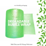 Degradable Green Bubble Wrap 500mm x 100m Eco Packaging