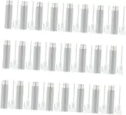 AUTSUPPL 80pcs Glass Bottle Mini Bottle Teaser Brush Travel Size Transparent Vials Honeycomb Lip Gloss Tube Travel Cosmetic Containers Mini Spray Bottle Pp