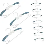 KITANDOVE 10Pcs Clothes Hangers Safe Hangers for Clothes Multi Functional Drying for Closet Storage