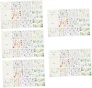 VICASKY DIY Nail Decals Water Transfer Flowers Nail Art Stickers for Women Easy to Apply