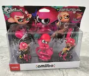 New! Octoling + Boy + Girl (Nintendo Amiibo Figure) Splatoon 2 Series