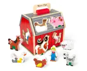 Melissa & Doug Take Along Sorting Barn Kids/Childrens Interactive Play Toy 2y+