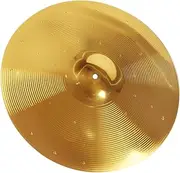 WESIEVYA Drum Crash Cymbals Metal Jazz Drum Cymbal for Music Instruments Durable Design Smooth Edges for Practice and Performance