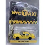 GREENLIGHT 1/64 FORD CROWN VICTORIA 紐約計程車 NYC TAXI