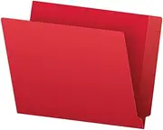 Pendaflex Colour End Tab Folders, Full Tab, Letter, Red, 100/Box