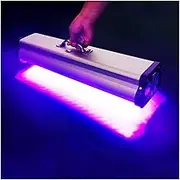 LED Flood Light UV Lamp Ultraviolet LED Curing Light 405nm 365nm 395nm Shadowless Glue Adhesive Resin Solder Green oil 3D Printing PCB board OCA (Color : 405nm, Size : Type)