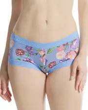 Hanky Panky Dream Lace Trim Modal Boyshorts