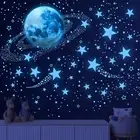 1108 Pcs Glow in the Dark Stars for Ceiling Glow in the Dark Moon and Space Wall