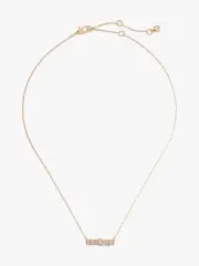 ribbon pavé bow pendant & studs set