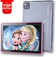 10.1 Inch Android 13 Kids Tablet 6GB 64GB 1TB Expandable Dual Cameras Pink