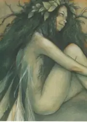 Brian Froud KNOWING FAERY print