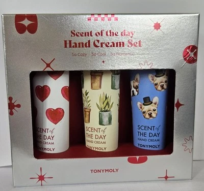 Tomymoly Scent of the Day Hand Cream Set 3 x 30 mls Brand New in Box