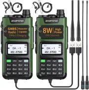 Dual Pack GM-15 Pro Walkie Talkie - 250 Channels & Emergency SOS Functionality