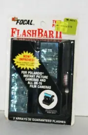 Flashbar II for Polaroid SX-70 Camera SinglePack Kmart Focal 2 Arrays 20 flashes