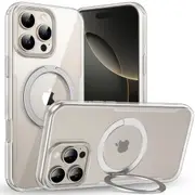 Tough On 360° Rotate Stand Phone Case With MagSafe for iPhone 16 Pro - Clear