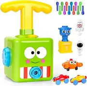 O-Kinee Balloon Car Toy, Balloon Launcher Toy, Balloon Powered Car, Educational DIY Toy, Balloon Car Toy, for Children, Gift, Creative Birthday Party Accessories (B)
