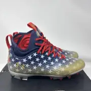 Under Armour Spotlight Lux MC USA Blue Football Mens Size 9.5 New 3025366-100