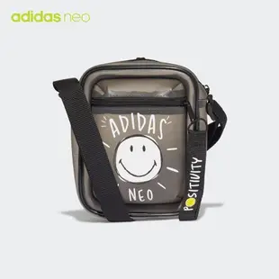 100原廠％愛迪達adidas男女運動包單肩包斜挎包百搭時尚果凍包SMILEY聯名