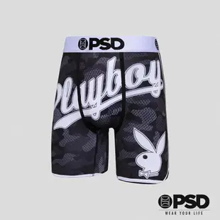 【PSD Underwear】PLAYBOY- 平口四角褲-校隊-白色