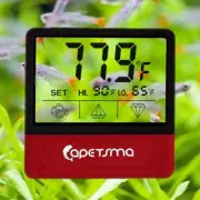 Fish Tank Thermometer, Touch Screen Digital Aquarium Thermometer with LCD Displa