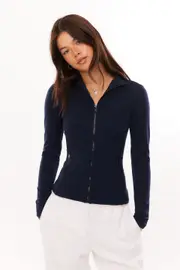 [Supré] Supré - Tammy Active Zip Through Jacket - Night navy XL NIGHT NAVY
