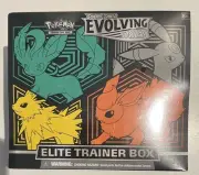 Evolving Skies POKEMON TCG Sword & Shield Sealed Elite Trainer Box 8 Packs