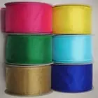 Sheer Chiffon Ribbon Wired Edge, 25-yard