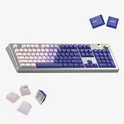 Glorious Purple Haze GPBT Gradient Keycaps Set of 135 PBT Keys, MX Compatible, ANSI/ISO Layout, for Mechanical Keyboards in 60%, 65%, 75%, TKL and 100%, Windows & macOS