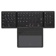 BOW Foladable Bluetooth Keyboard with Touchpad Pocket Folding Keyboard for Lapto