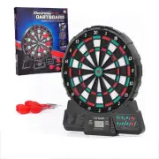 Electronic Dart Board Set LED Scoring Display With 6 Soft Tip Darts
