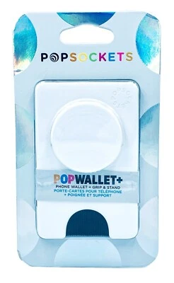 PopSockets Popwallet Plus White Card Holder PopSocket Pop Wallet