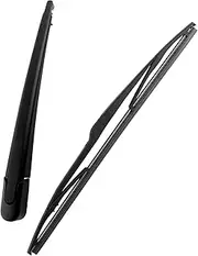 Rear Windshield Wiper Arm & Wiper Blade Set for 2004-2009 MAZDA 3 Rear Windshield Back Wiper Arm Blade Replacement OEM Number BP4K67421, BP4K-67-421