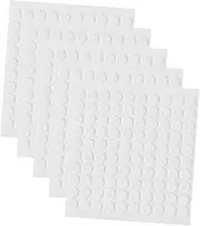 KICHOUSE Removable Round Sticky Putty 500pcs Double-Sided Acrylic Adhesive for Decor Traceless Glue Stickers