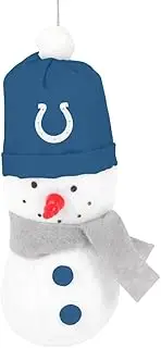 FOCO Indianapolis Colts NFL 3.5 inch Snowman Holiday Ornament