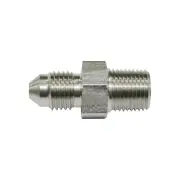 Aeroflow Stainless Steel Bsp Male To AN Fitting 1/8" Bsp To Male -4AN